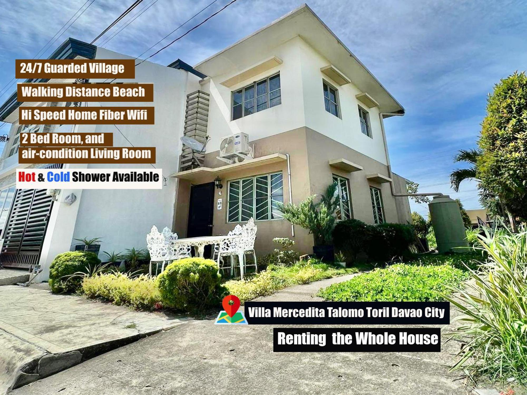 Beach Resorts Walking Distance To The Town House Davao Bagian luar foto